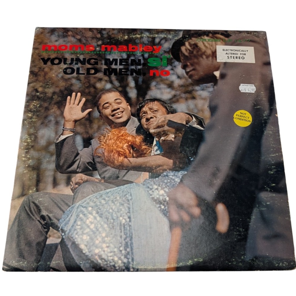 Moms Mabley Young Men Si Old Men No LP 1962 Chess LPS 1477 Stereo VG+/VG